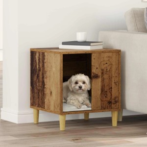 vidaXL Hundehütte Altholz 44 x 42 x 49 cm Holzwerkstoff 8000705