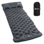 Sekey selbstaufblasende Isomatte, 200x70x10 cm, grau, mit Packsack. Ideal für Camping.