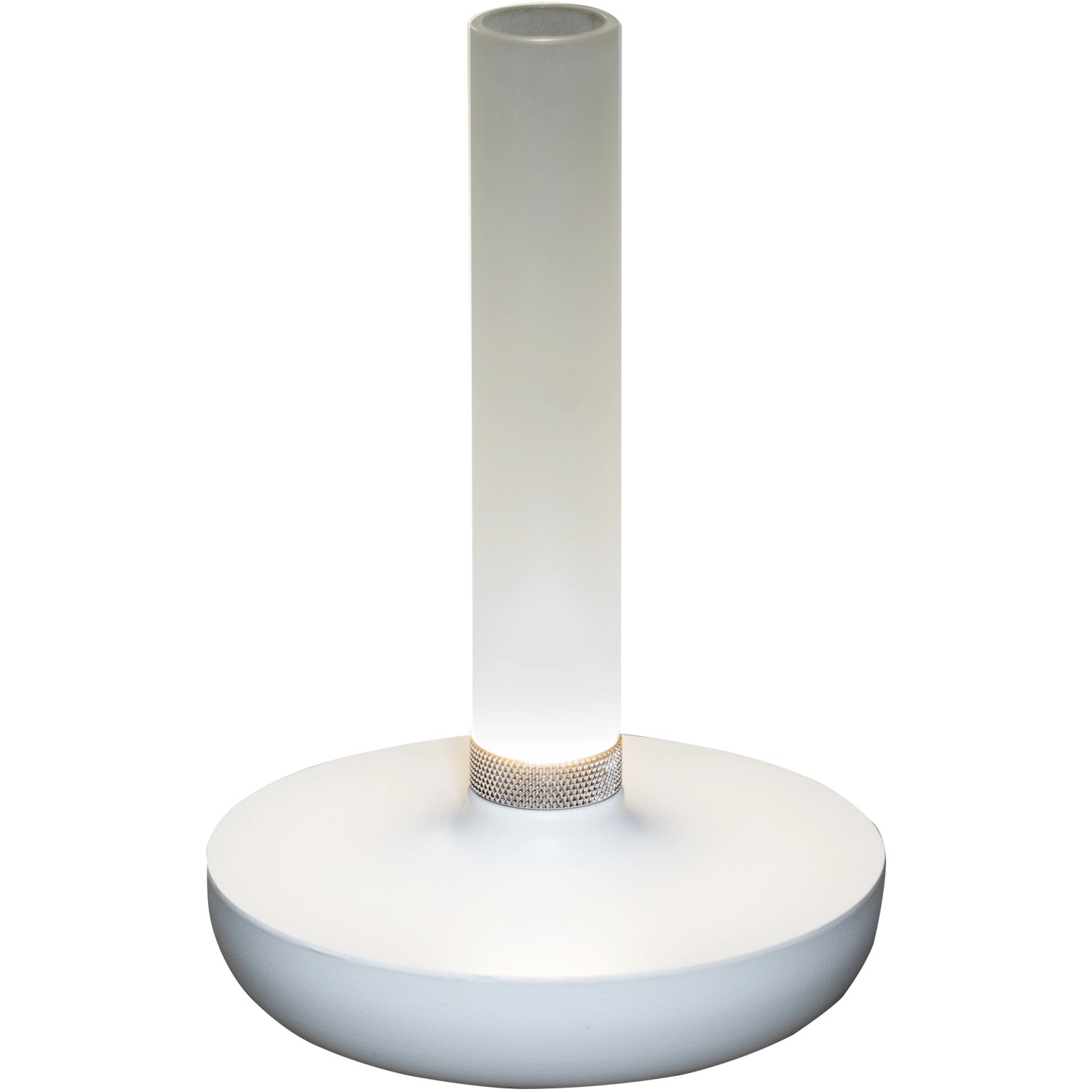 Konstsmide LED-Akku-Vase Biarritz Weiß ø 13,5 cm x 20,5 cm