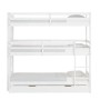 Homestyle4u Etagenbett mit Matratzen 90x200 cm Kinderbett Dreifachbett Hochbett Bettkasten_7