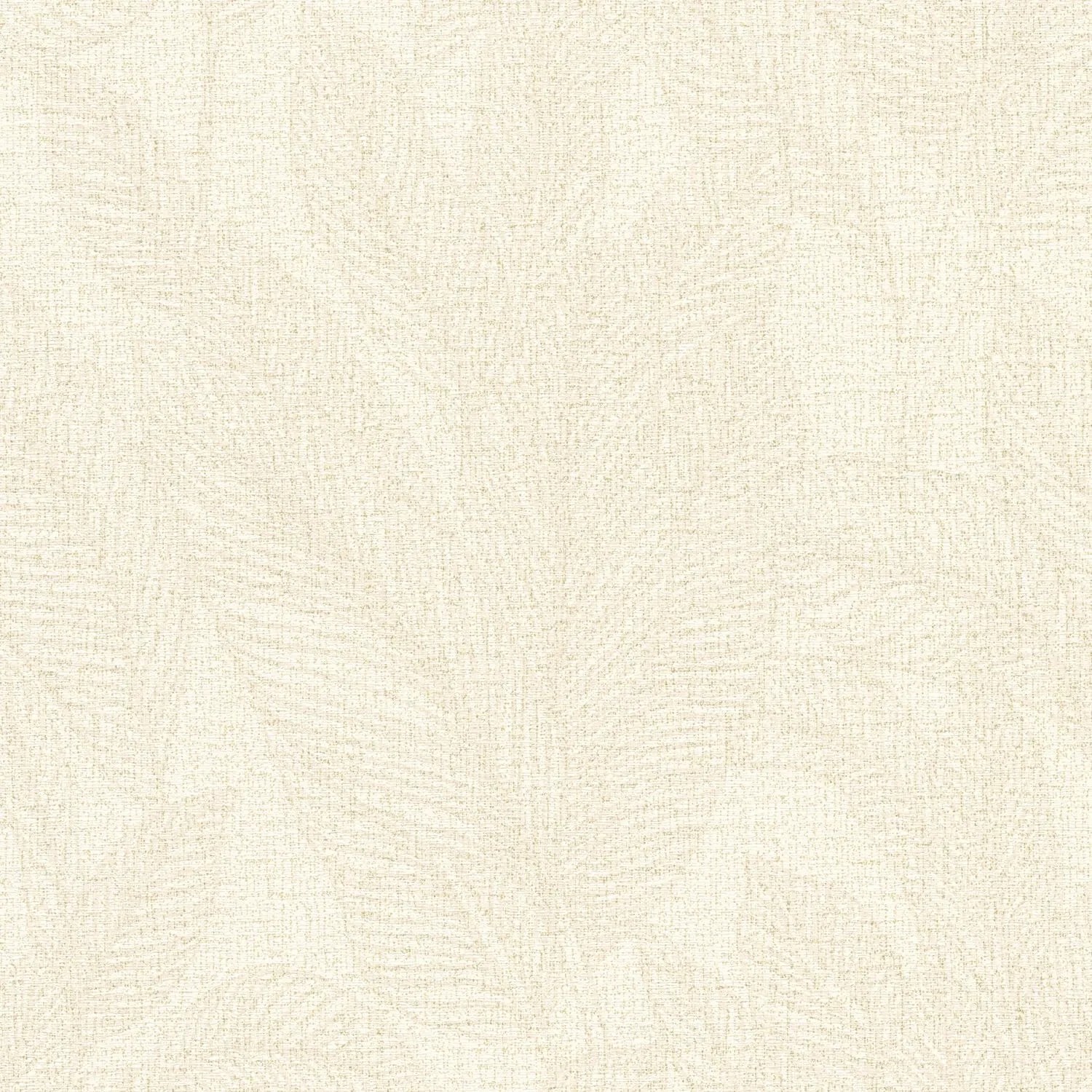 PROFHOME 790641-GU Ton-in-Ton Tapete Floral Glitzernd Creme Gold Grau 0,53 m x 10,05 m 5,33 m2