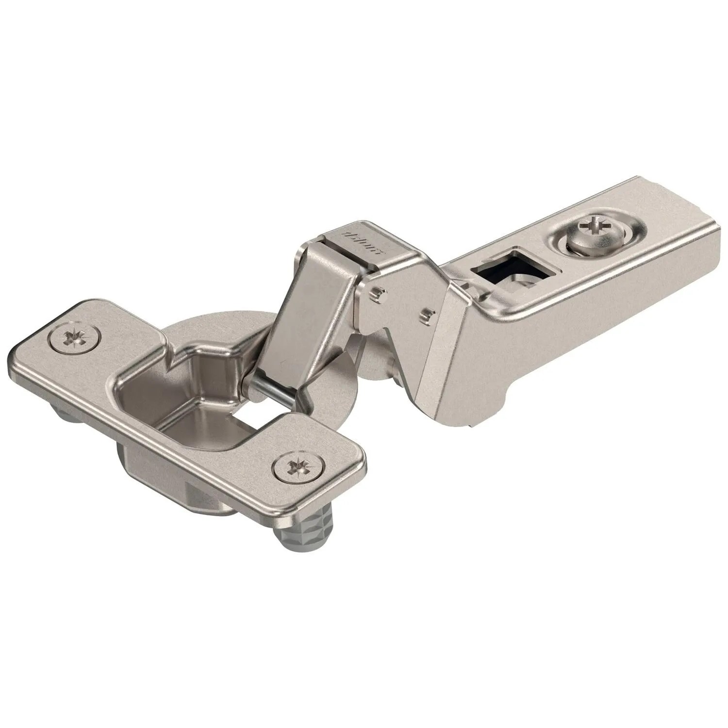 Blum Standardscharnier Clip 100 Grad 18 mm Gekröpft mit Feder Einpressen