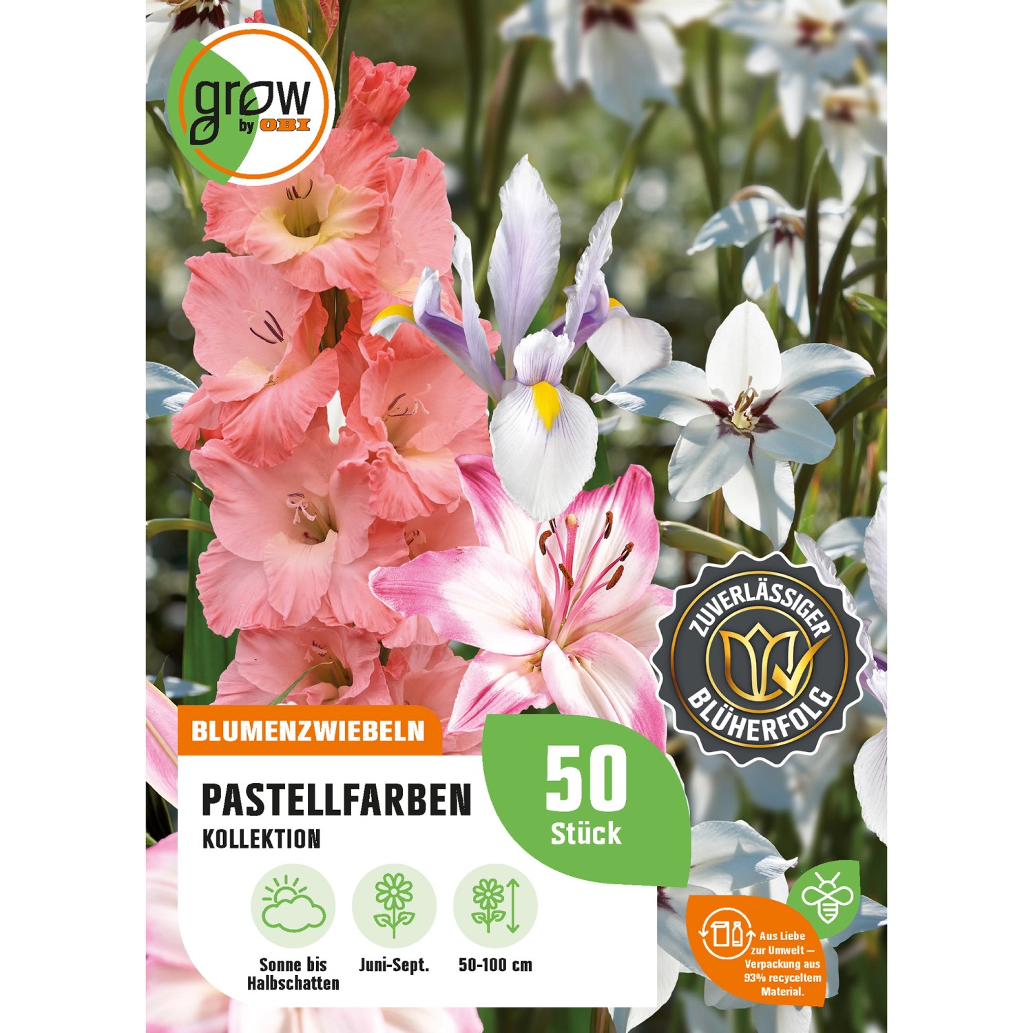 GROW by OBI Pastellfarben-Kollektion Höhe ca. 50 cm - 100 cm günstig online kaufen