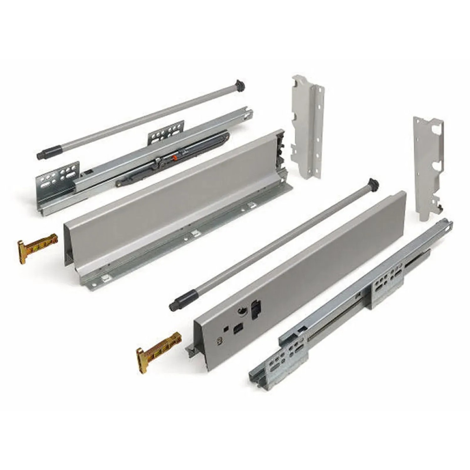 SOTECH Schubladensystem Modern Box Zargenhöhe 199 mm Nennlänge 350 mm Soft Close Weiß