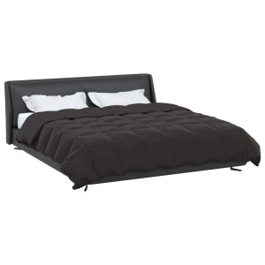 vidaXL Ganzjahresbettdecke Anthrazit 220 x 260 cm Mikrofaser 42025999