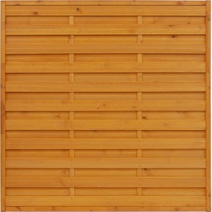 Sichtschutzzaun Classic, 180x180 cm, Pinie, Holzzaun für Garten und Terrasse.