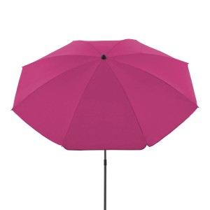 Pinker Derby Marktschirm COMO, Ø 165 cm, mit Handöffner. Sonnenschirm für Balkon und Garten.