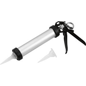 LUX Kartuschenpresse Alu Comfort 400 ml für Dichtstoffe und Silikon, mit Aluminiumgehäuse.