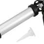 LUX Kartuschenpresse Alu Comfort 400 ml für Dichtstoffe und Silikon, mit Aluminiumgehäuse.