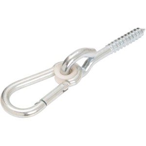 Conacord Schaukelhaken mit Karabiner, Stahl, 200 mm, für Spanngurte und Zurrgurte.