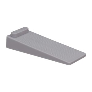 Relaxdays Türstopper Keil 6er Set PVC Grau Rutschfest 2 x 4 x 9,5 cm 40 g