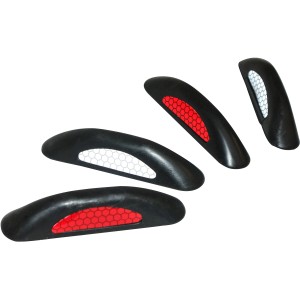 Apa Stoßstangenschutz, 4-teiliges Set mit Reflektoren zum Schutz vor Kratzern und Dellen.