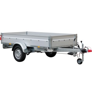 Stema Basic ST 1000-25-13.1 Autoanhänger, gebremst, mit großer Ladefläche.
