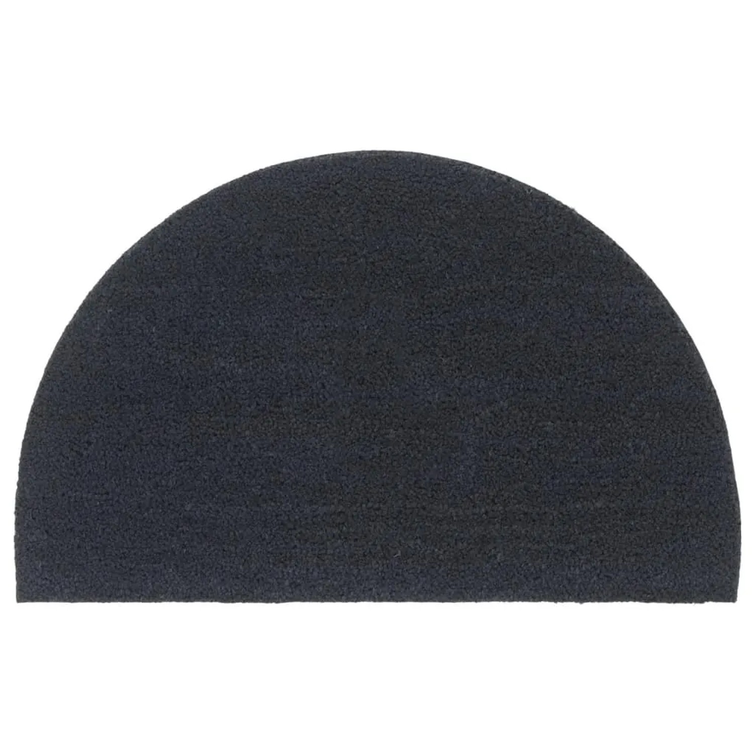 vidaXL Fußmatte Dunkelgrau Halbrund 50x80 cm Kokosfaser Getuftet 155588 günstig online kaufen