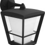 Hängende Philips Hue Econic LED-Laternenleuchte in Schwarz für den Außenbereich.