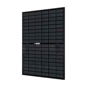 Vale Balkonkraftwerk Mini-PV Bifazial Solarmodul, Rückansicht mit Kabeln.