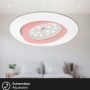 Weißer Briloner LED-Einbaustrahler, schwenkbar, für Deckenmontage im Innenraum.
