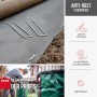100 Anti-Rost Erdanker 200mm zum Befestigen von Gewächshaus-Vlies und Unkrautfolie.