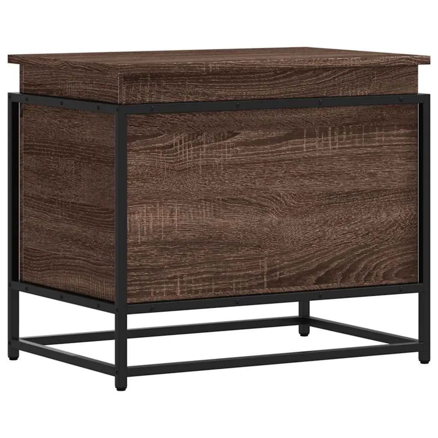 vidaXL Aufbewahrungsbox mit Deckel Eichen-Optik 60x40x51,5 cm 848798