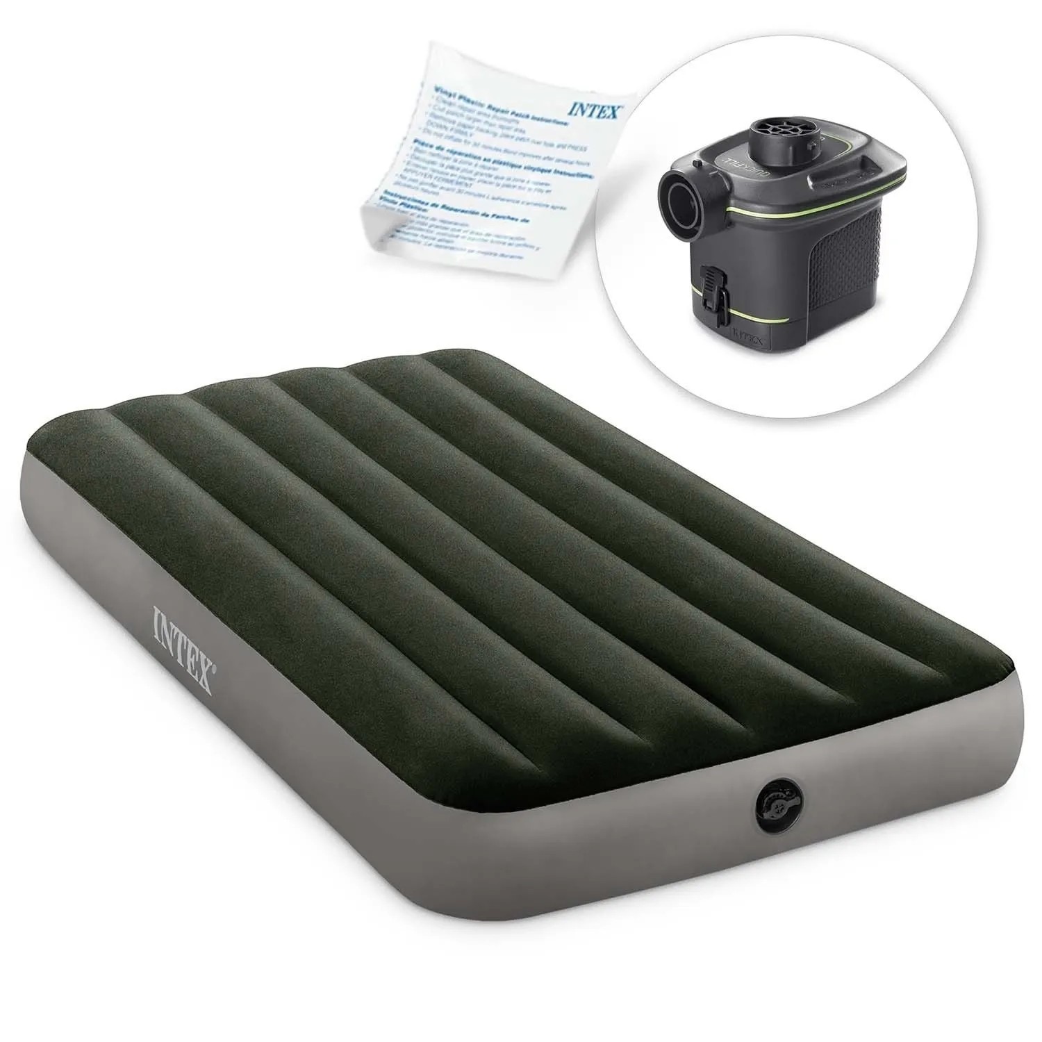 Intex Aufblasbare Matratze 191X99X25 Cm Mit Elektrischer Pumpe 64777