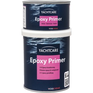 Yachtcare 2-K-Epoxy Grundierung, 500 ml Dose mit 250 ml Härter, weiß matt, für Boote.