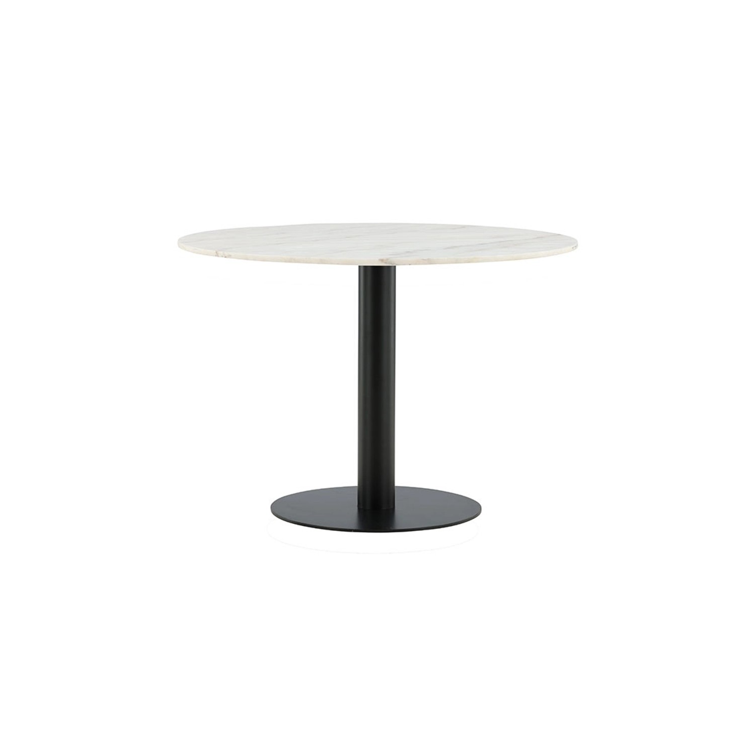 ebuy24 Estelle Esstisch Ø106 cm Weiß günstig online kaufen
