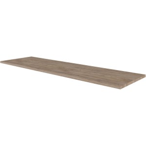 Flex-Well Arbeitsplatte Endgrain Oak, 220x60x2,8cm, Eiche-Optik für die Küche.