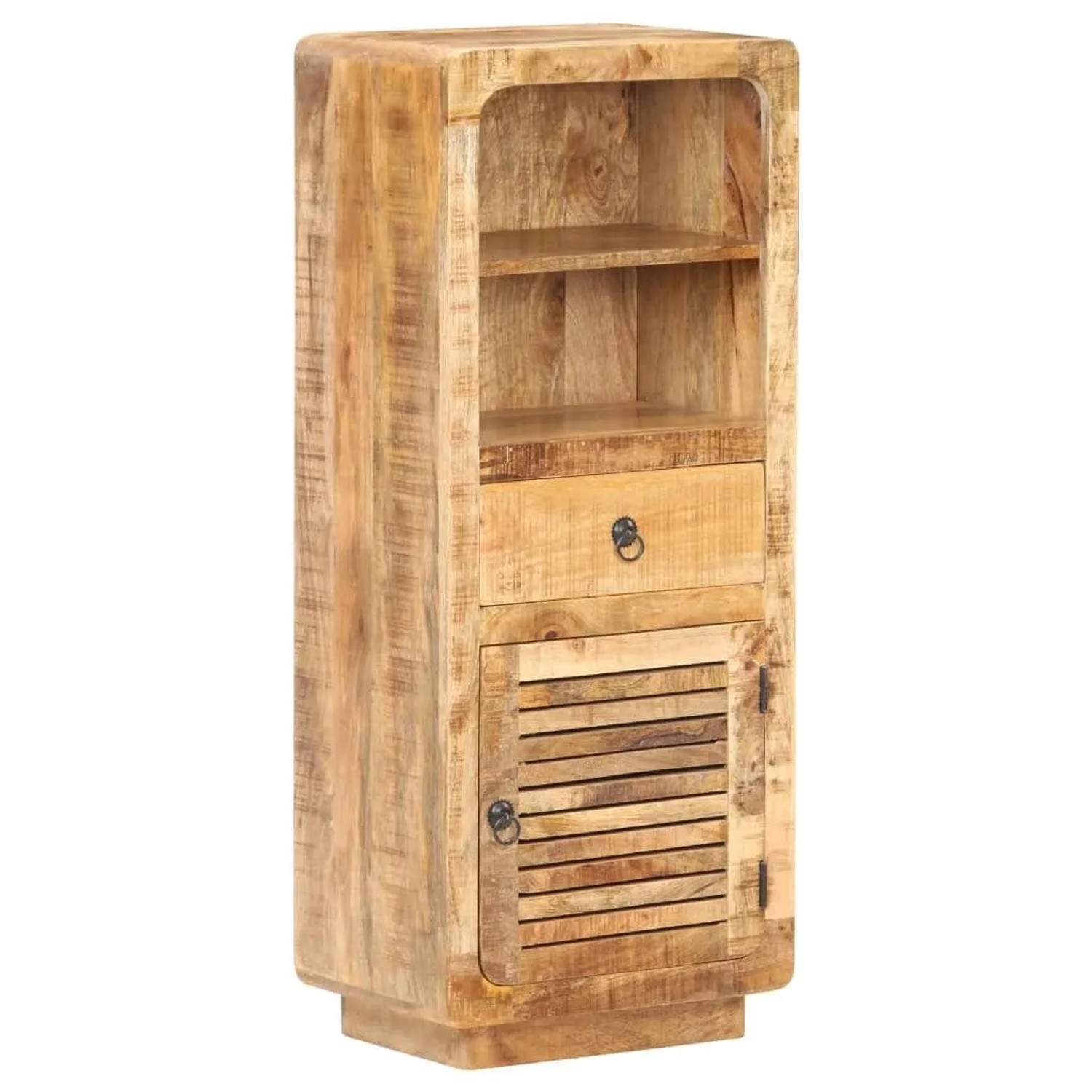 vidaXL Highboard 45x32x110 cm Raues Mangoholz 320464