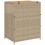 vidaXL Schrank mit Tür Beige 70 x 50 x 87 cm Polyester und Roly Ratten 42026914_7