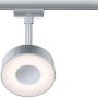 Paulmann Urail LED Schienenspot Circle, chrom matt, an Schiene. Deckenspot für Schienensysteme.