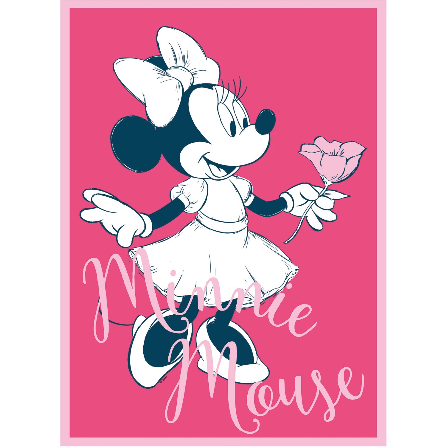 Komar Wandbild Minnie Mouse Girlie 40 x 50 cm günstig online kaufen