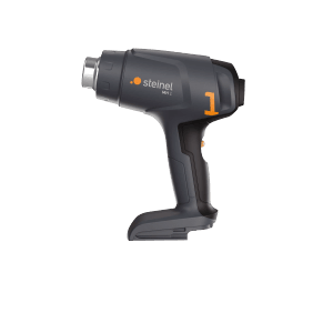 Steinel Akku-Heißluftgebläse MobileHeat 1 ohne Akku, Farbe Grau/Schwarz.