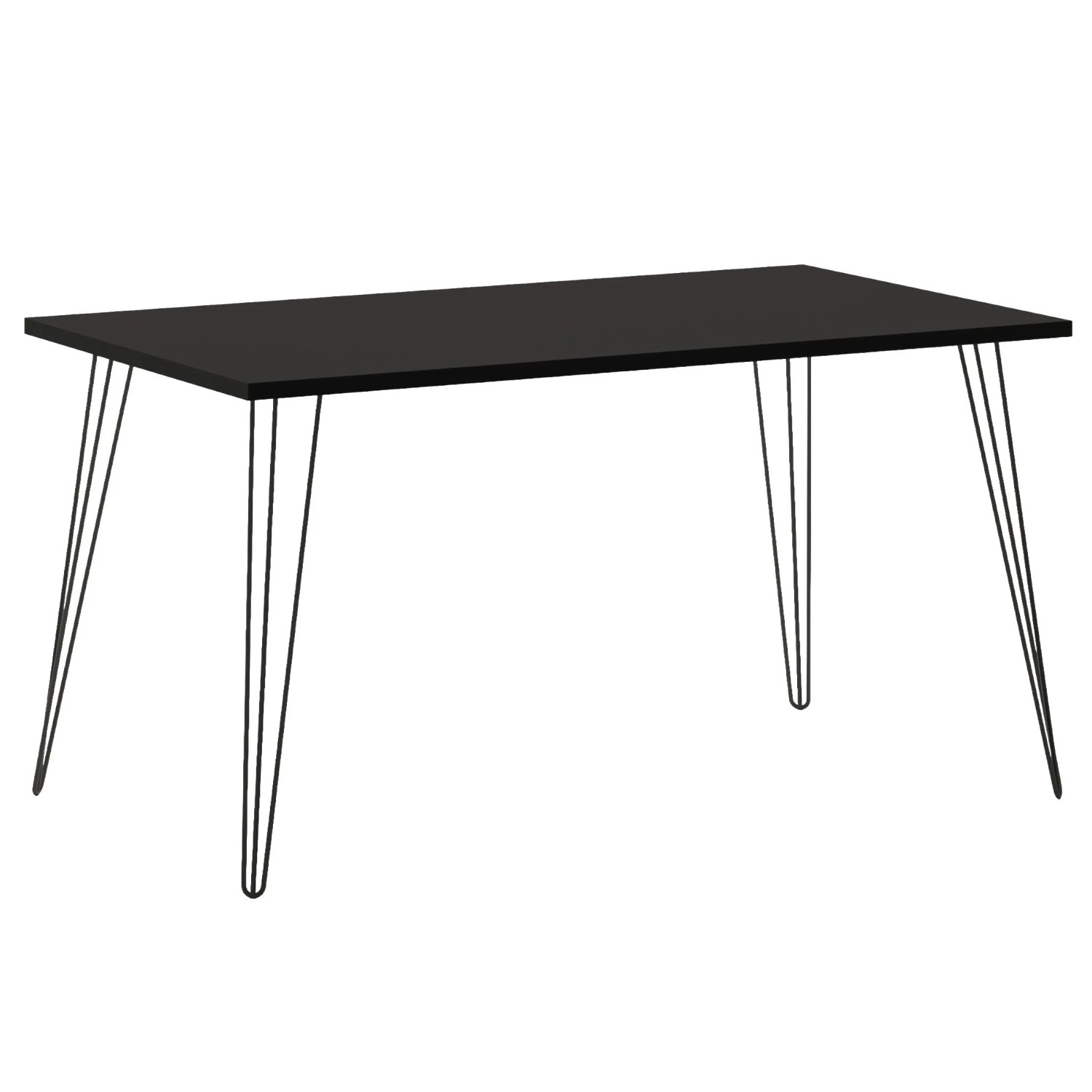 Schildmeyer Tisch Hank 74 cm x 140 cm x 80 cm Schwarz Matt