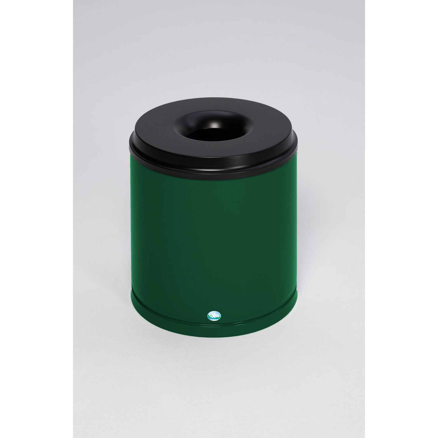 PROREGAL Selbstlöschender Papierkorb 30 Liter HxBxT 40 x 37 x 37 cm Verzink günstig online kaufen