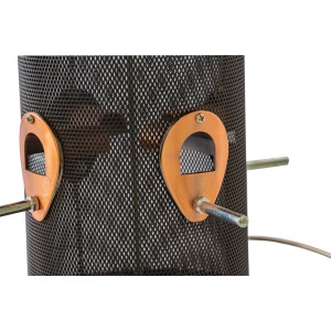 Siena Garden Vogelfuttersäule Copper Line für Mischfutter, Detailansicht