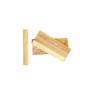 PINI Brennholz Anzünder aus hellem Eichenholz, ideal für Kamin, Grill und Lagerfeuer. Hochwertiges Anmachholz.