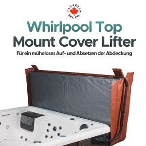Canadian Spa Abdeckhilfe für Whirlpools bis 240cm Breite, randbefestigt für einfache Nutzung.