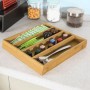 SoBuy Schubladenbox FRG280-SCH aus Bambus und MDF für Kaffeekapseln und Teebeutel.
