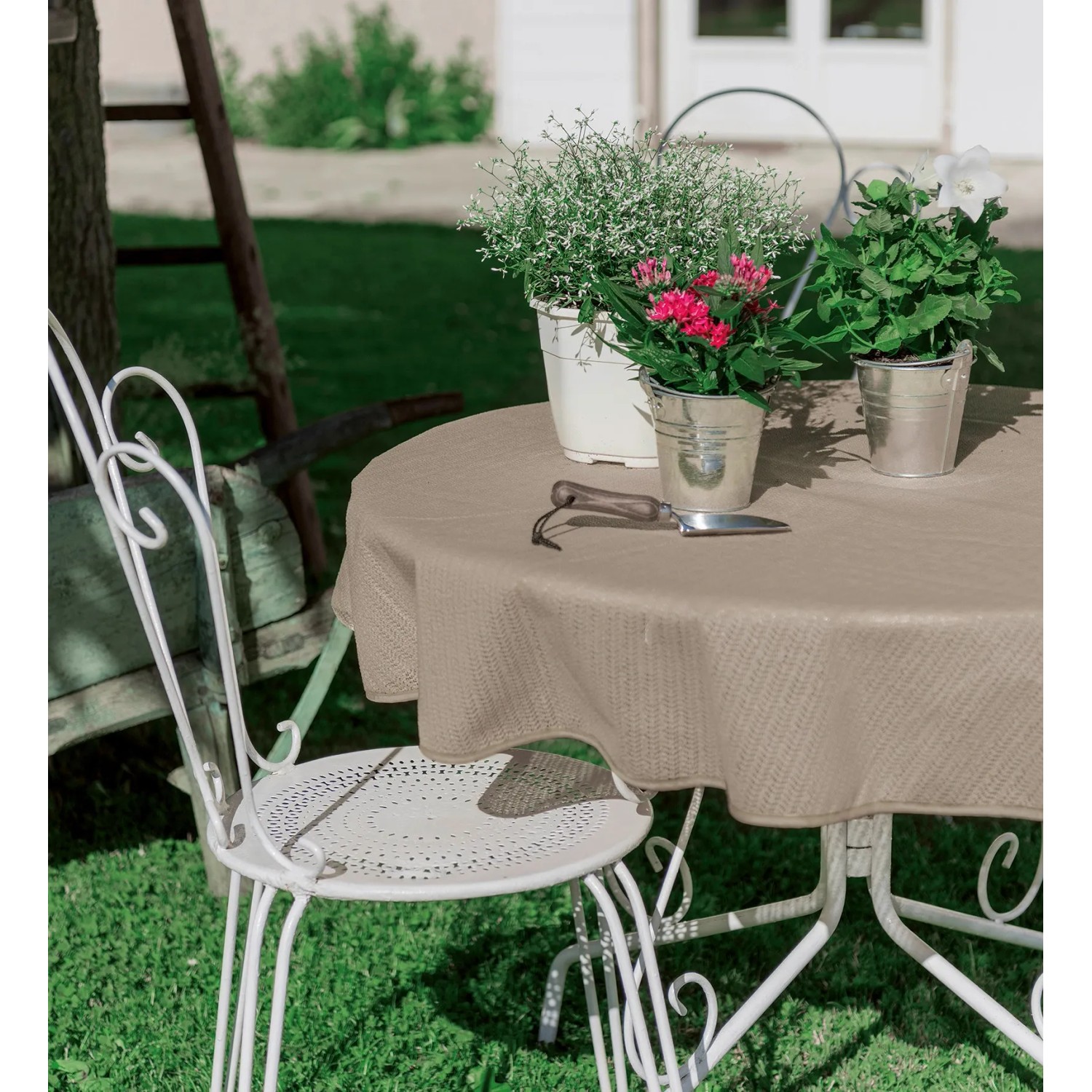 Rechteckige Tischdecke Mit Gelben Rosen – Wasserdicht, Auslaufsicher, 137x183 Cm, Für Küche, Terrasse & Partys