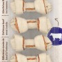 8in1 Kauknochen Delights Rind XS, 7 Stück. Leckerer Hundeknochen mit Rindfleisch für kleine Hunde.