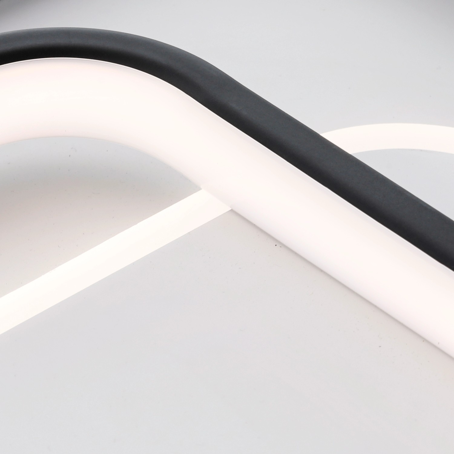 Brilliant LED-Deckenleuchte Cava 3000 Kelvin Weiß-Schwarz kaufen bei OBI