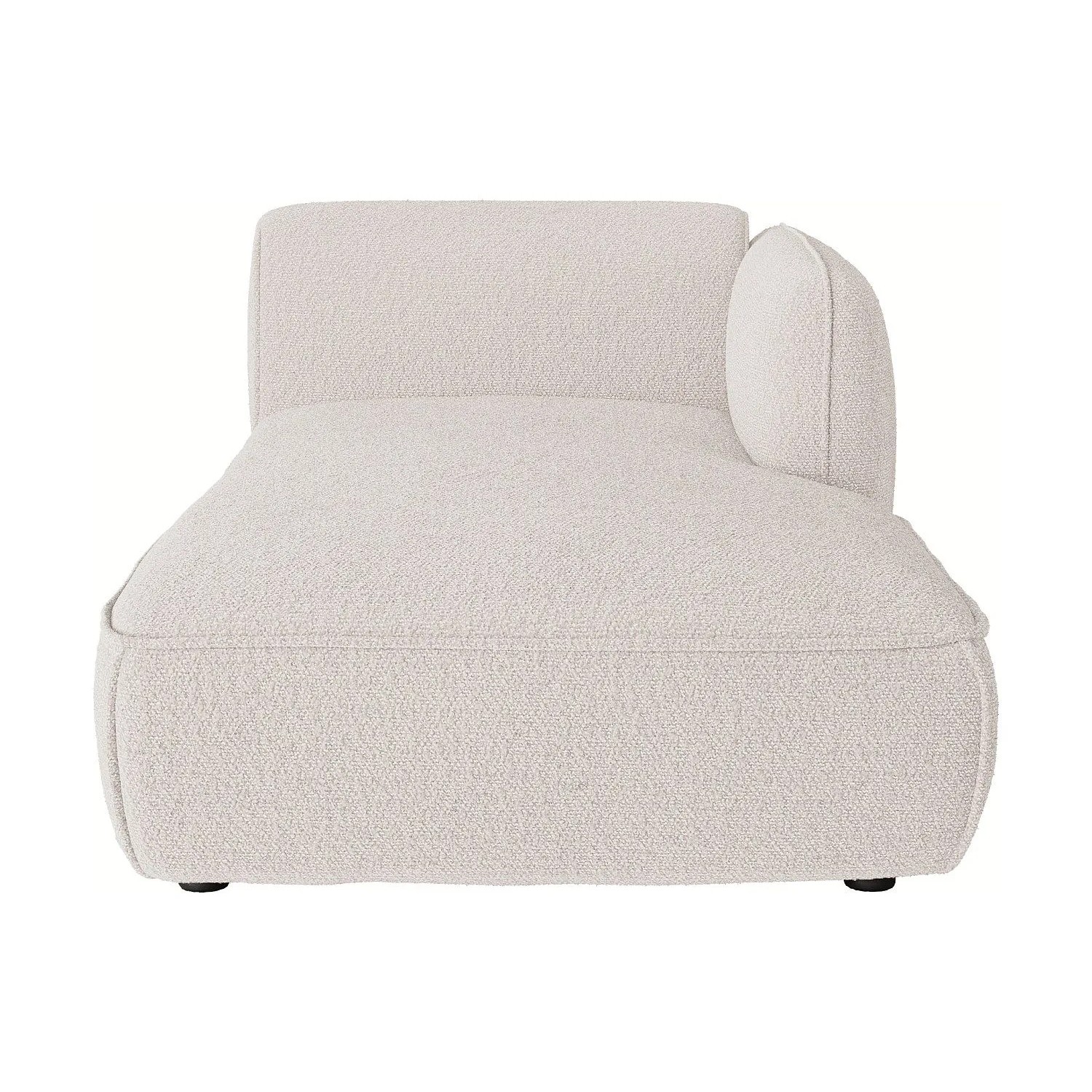 Vente-unique Recamiere Ohne Schlaffunktion Camilio Beige 107 cm