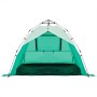 vidaXL Strandzelt 3 Personen Seegrün Quick Release Wasserdicht 4005315_6