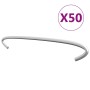 vidaXL Gabionen-Distanzhalter 50 Stk Verzinkter Stahl 20 cm 145619