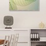 Eglo Connect LED-Einbauleuchten Fueva, 3er-Set, Nickel matt, im Wohnraum.