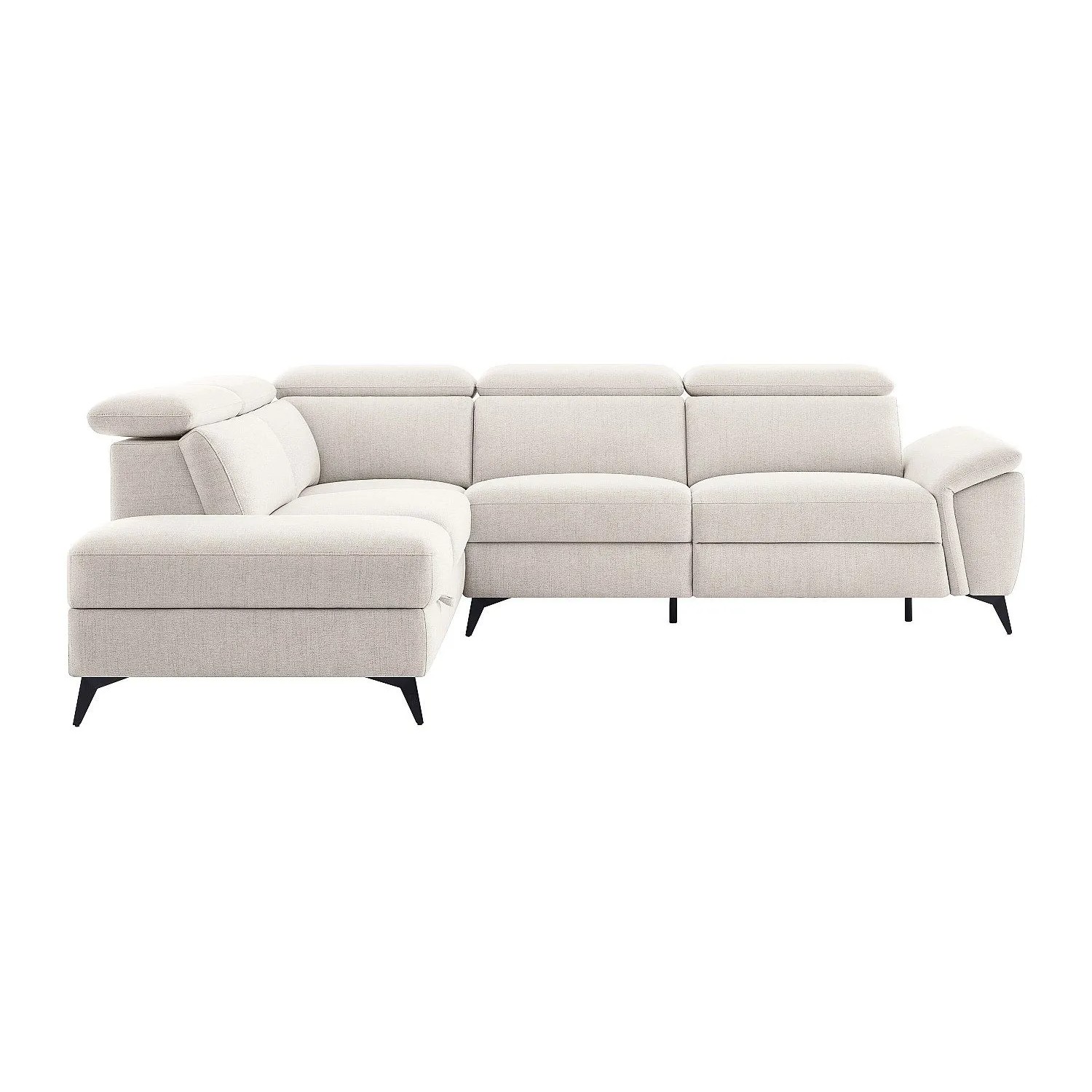 Vente-unique Relaxsofa Cadilo Beige 279 cm