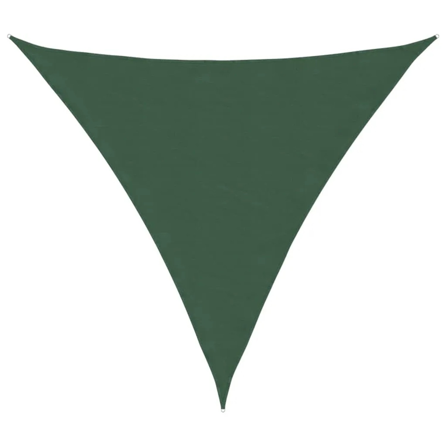 vidaXL Sonnensegel Oxford-Gewebe Dreieckig 3,6x3,6x3,6 m Dunkelgrün 135501