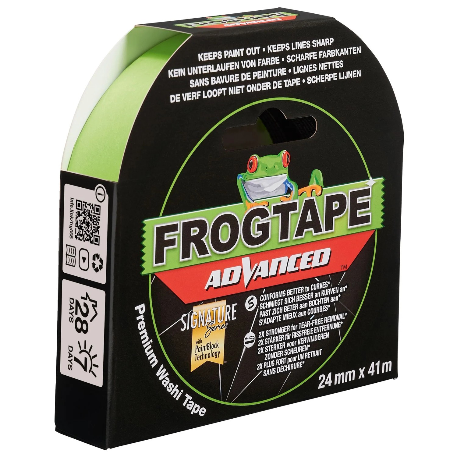 FrogTape Washi-Malerband Advanced 24 mm Länge 41 m