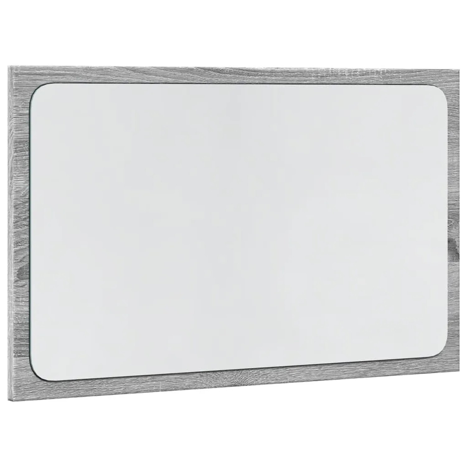 vidaXL Badspiegel Grau Sonoma 60x8,5x38 cm Holzwerkstoff 834928