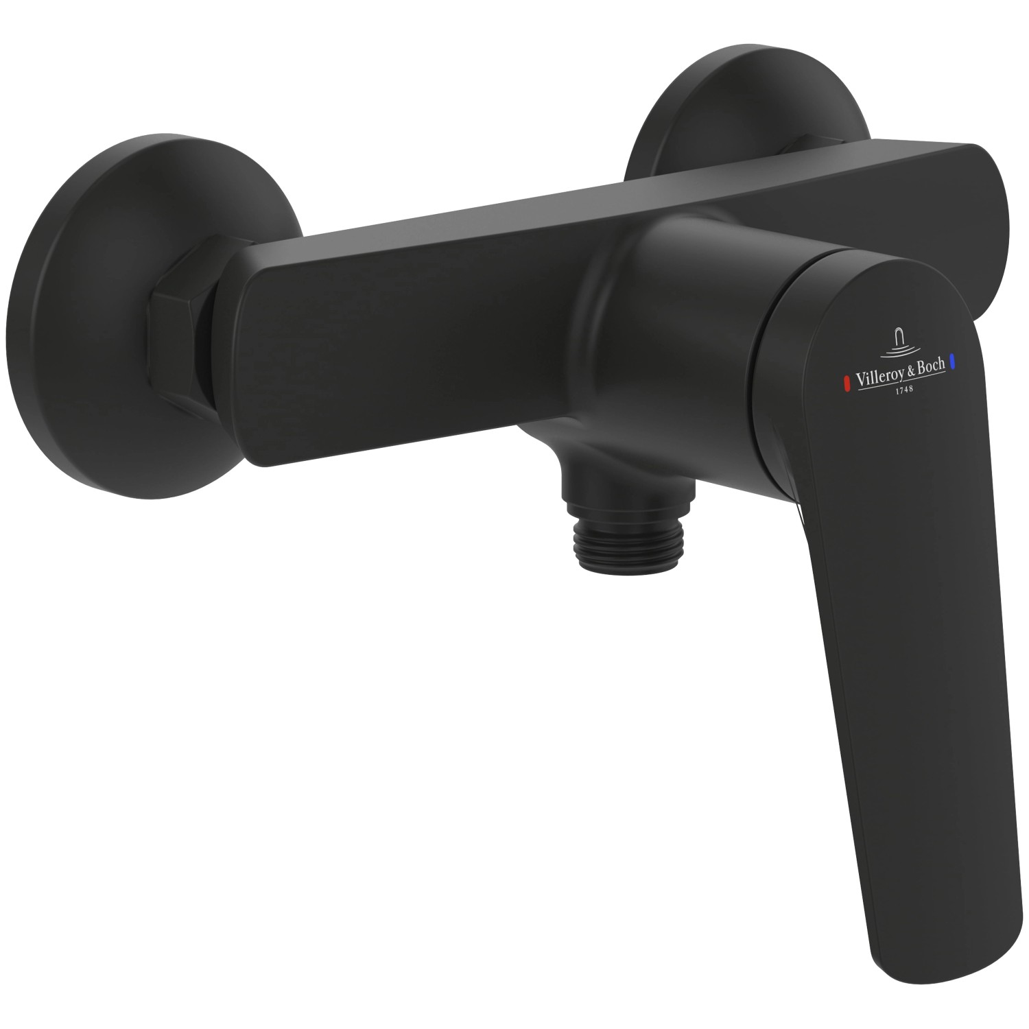 Villeroy & Boch Oasis Duscharmatur Einhebel-Mischbatterie mit Rückflussschu günstig online kaufen